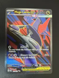 Mega Latias EX 163/132 Mega Evolutions English Pokemon Card - Near Mint - Image 1