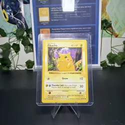 Pokemon Card - Pikachu (Red Cheeks) - Base Set (Shadowless) 58/102 MP - Image 1