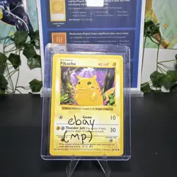 Pokemon Card - Pikachu (Red Cheeks) - Base Set (Shadowless) 58/102 MP - Image 4