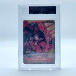 BGS 10 Black Label One Piece Monkey D Luffy 2023 1st Anniversary ST01-012 - Image 1