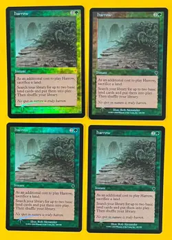 MTG HARROW (Foil) (x4) Invasion (OldManMTG 011-743) - Image 1