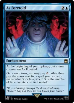 MTG - As Foretold - Doctor Who - Magic the Gathering - Image 1