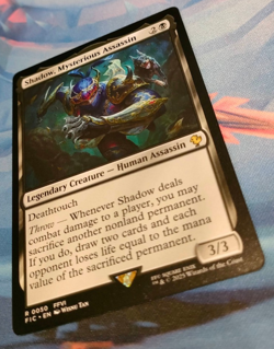 Shadow, Mysterious Assassin - Final Fantasy Commander - Rare - NM (see pics) MTG - Image 3