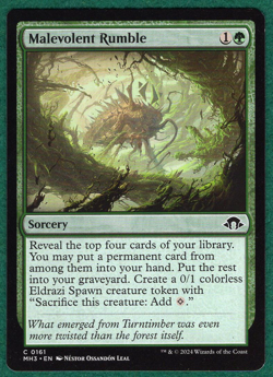 Malevolent Rumble - Modern Horizons 3 MH3 #161 - Magic: The Gathering MTG Card - Image 1
