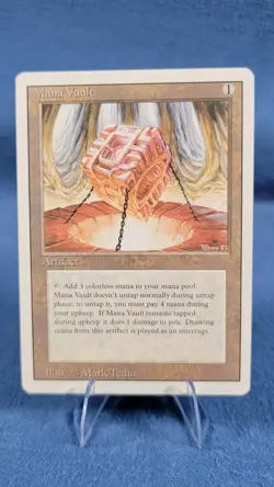 Mana Vault MTG Core Set 4th Edition MTG Regular Light To Moderate Play - Image 1