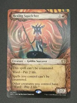 Magic the Gathering Hexing Squelcher Showcase Lorwyn Eclipsed Non-Foil NM - Image 1