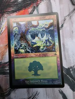 MTG - Forest FOIL Retro Frame - Dominaria Remastered DMR - Image 1