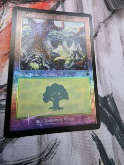 MTG - Forest FOIL Retro Frame - Dominaria Remastered DMR - Image 2