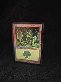 Magic The Gathering Onslaught Forest Foil - LP - Image 1