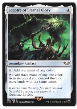 Sceptre of Eternal Glory 166 MTG 40K NM - Image 1