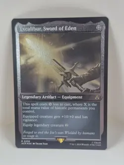 Excalibur, Sword of Eden FOIL ETCH - MTG: Universes Beyond: Assassin's Creed - Image 1