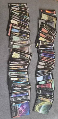 Mtg Lot Over 100 Lands Rares Foil Full Art Nonbasic Basic - Image 1