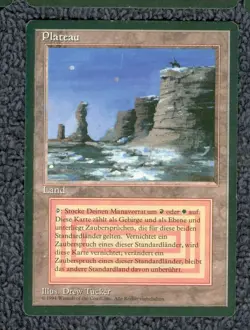PLATEAU dual land plus 5 German FBB Revised Magic the Gathering MTG - Image 1