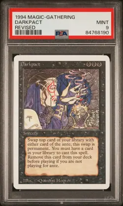 Darkpact - Revised 3rd - MINT - PSA 9. POP 11. More MTG in store. - Image 1