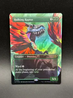 MTG Hulking Raptor R The Lost Caverns of Ixalan #327 FOIL - Image 1