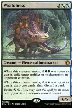 MTG Magic The Gathering Lorwyn Eclipsed Wistfulness #252 - Image 1