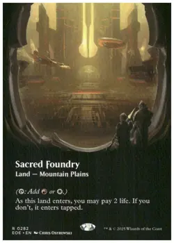 Edge of Eternities #282 Sacred Foundry (Borderless) - Image 1
