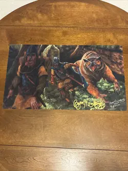 MTG Playmat Limited Edition Signed Bryon Wackwitz Botched Encounter - Image 1