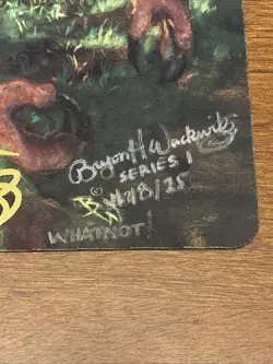 MTG Playmat Limited Edition Signed Bryon Wackwitz Botched Encounter - Image 2