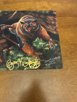 MTG Playmat Limited Edition Signed Bryon Wackwitz Botched Encounter - Image 3