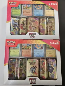 Pokemon TCG: Scarlet & Violet 151, Lot of 2x Costco Mini Tin Bundle Sealed Eng - Image 1