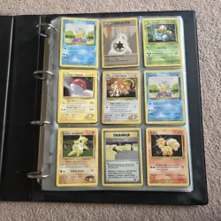 Pokemon Binder Bundle Joblot - HUGE 162x Vintage Non Holos WOTC Old Folder Full - Image 1