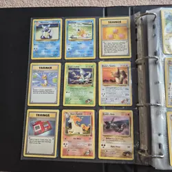 Pokemon Binder Bundle Joblot - HUGE 162x Vintage Non Holos WOTC Old Folder Full - Image 2