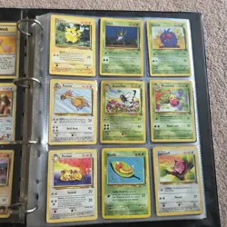 Pokemon Binder Bundle Joblot - HUGE 162x Vintage Non Holos WOTC Old Folder Full - Image 3