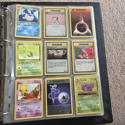Pokemon Binder Bundle Joblot - HUGE 162x Vintage Non Holos WOTC Old Folder Full - Image 5