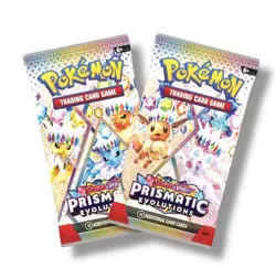 POKEMON TCG: SCARLET & VIOLET - PRISMATIC EVO MINI TIN JOLTEON 2 PACKS & 1 COIN! - Image 3