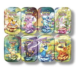 POKEMON TCG: SCARLET & VIOLET - PRISMATIC EVO MINI TIN JOLTEON 2 PACKS & 1 COIN! - Image 5