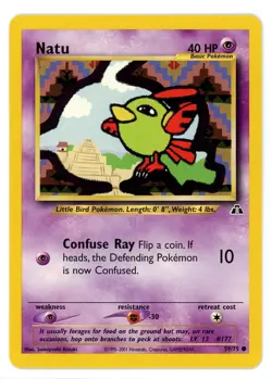 Natu 59/75 Neo Discovery Unlimited Pokemon Card - Image 1