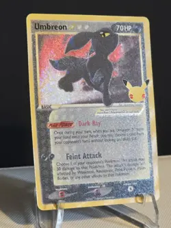 Umbreon Gold Star 17/17 Celebrations Classic Collection NM/MT Pokemon TCG - Image 3