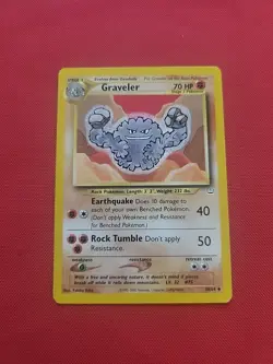 Pokemon: Graveler #30/64 Neo Revelation Vintage WOTC 2000 Non-holo - LP/MP - L27 - Image 3