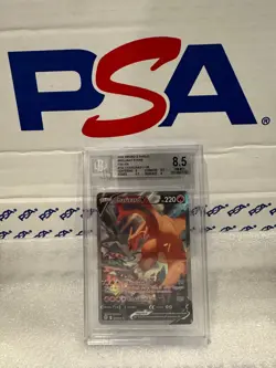POKEMON CHARIZARD V 154/172 BGS 8,5 ITALIANO ASTRI LUCENTI ITA ITALIANO - Image 1