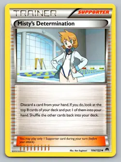Pokemon TCG XY - BREAKpoint Misty's Determination 104/122 - Image 1