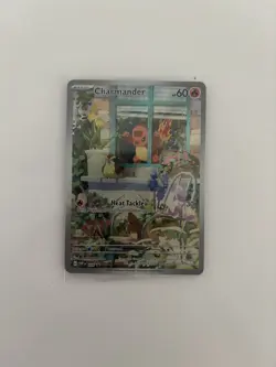 Pokemon Charmander TCG Scarlet & Violet Promo 044 Full Art Holo Still Sealed - Image 1