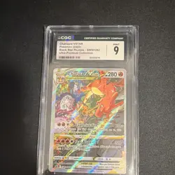 Pokemon Charizard VSTAR Black Star Promo SWSH262 CGC 9 Holo Ultra-Premium - Image 1