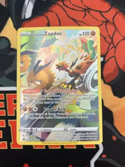 Pokemon Galarian Zapdos TCG SWSH283 Black Star Promo - Image 1