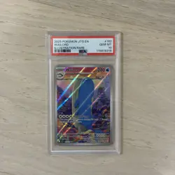 POKEMON 2025 Journey Together Illustration Rare WAILORD 162 PSA 10 TCG JTG EN - Image 1