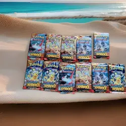 New & Sealed! Pokemon SURGING SPARKS Booster Pack Lot Set Bundle - 11 Packs - Image 1