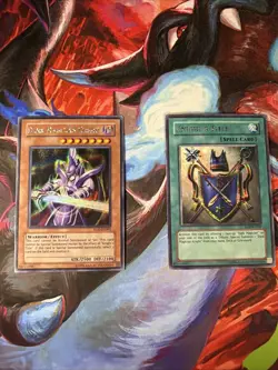 Yugioh! Dark Magician Knight ROD-EN001 & Knight’s Title ROD- EN002 - Promo NM - Image 1
