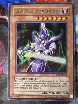 Yugioh! Dark Magician Knight ROD-EN001 & Knight’s Title ROD- EN002 - Promo NM - Image 2