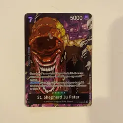 One Piece 2024 St Shepherd Ju Peter Carrying On His Will OP13-084 Alt Art - Image 1
