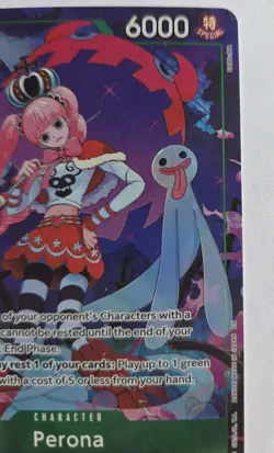 One Piece OPTCG English Perona OP14-033 SR* Parallel - NM - Image 3