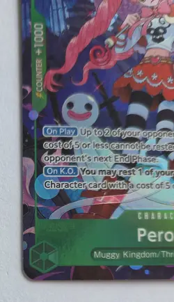 One Piece OPTCG English Perona OP14-033 SR* Parallel - NM - Image 5