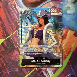 One Piece - Ms. All Sunday OP14-084 Alt Art SR - English 💎 OP14 - Image 1