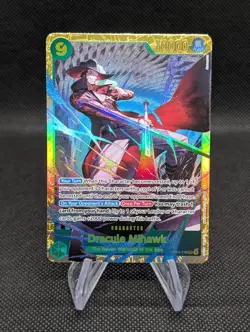 One Piece TCG OP14-119 Dracule Mihawk (SEC) - The Azure Sea's Seven (OP14) - Image 1