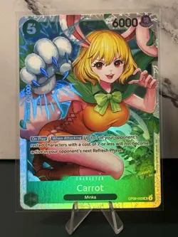 Carrot- OP08-023 - One Piece Card Game PRB02- Super Rare Foil - M/NM - Image 1