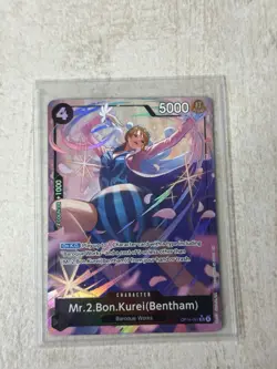 ONE PIECE TCG Mr.2.Bon.Kurei (Bentham) OP14-091 SR (Alternate Art) - Image 1